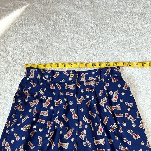Line Up For Sport high waist golf print shorts, size 6 small - Picture 5 of 10